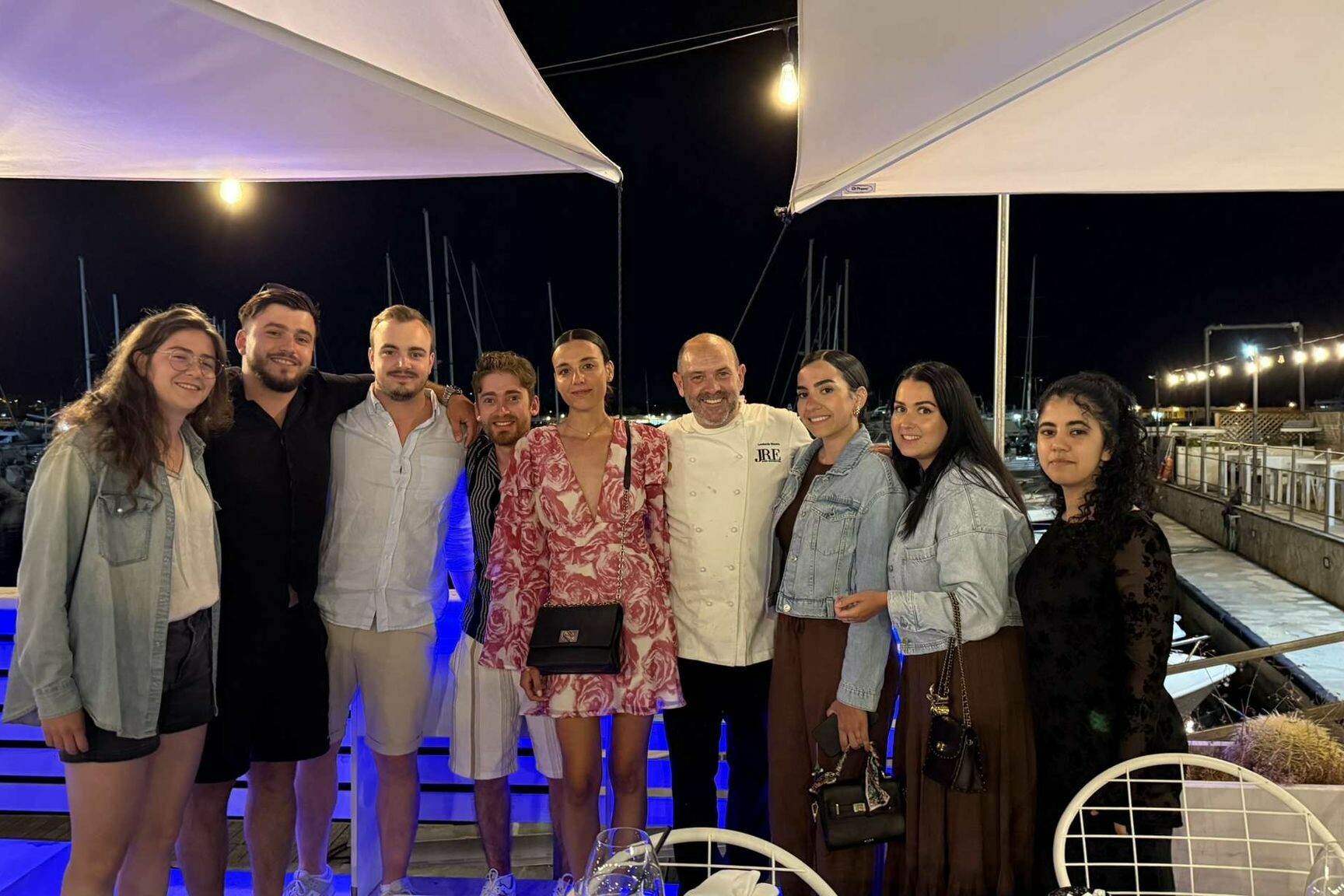 Photo groupe élève pendant erasmus à Vieste en italie
