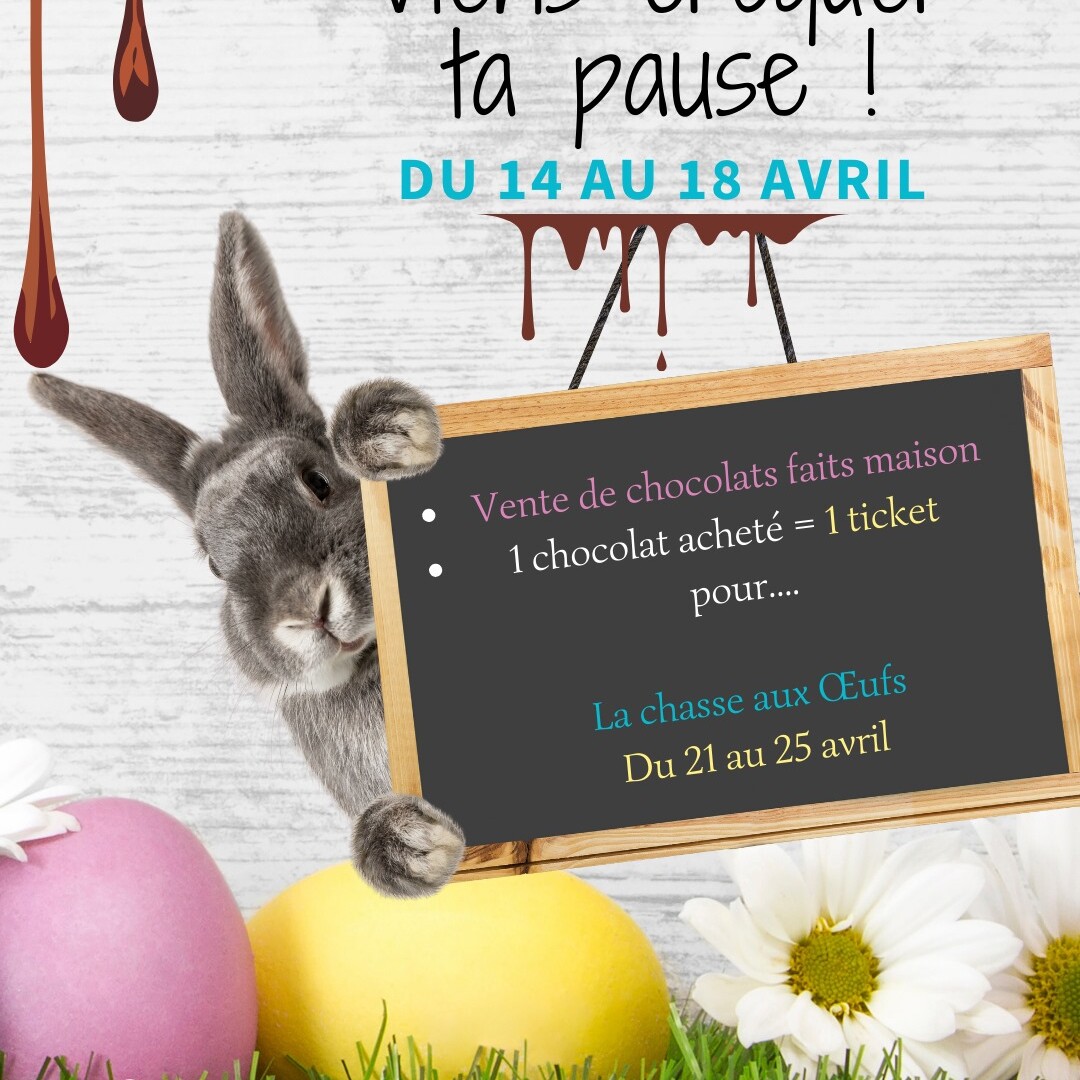 Affiche de l'événement La Chasse aux Oeufs organisé par le BDE du campus de ISIM Nice