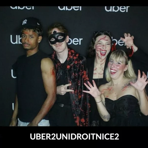 les 4 membres de l'équipe du BDE de l'ISIM Nice